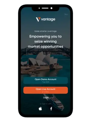 Broker vantage Fx application mobile